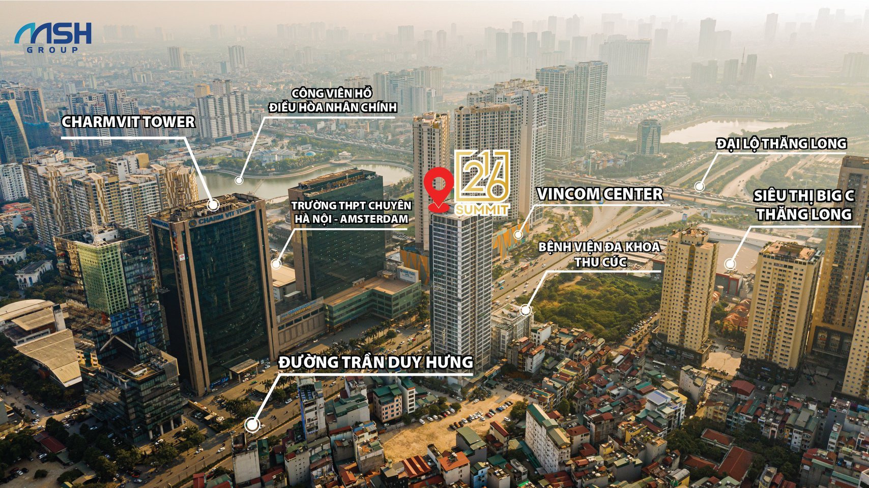 The Summit 216 Dự án tô điểm thêm cho vẻ đẹp đô thị phía Tây của Thủ đô