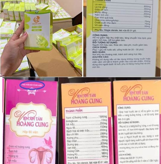 Cảnh báo 3 sản phẩm thực phẩm bảo vệ sức khỏe vi phạm về an toàn thực phẩm