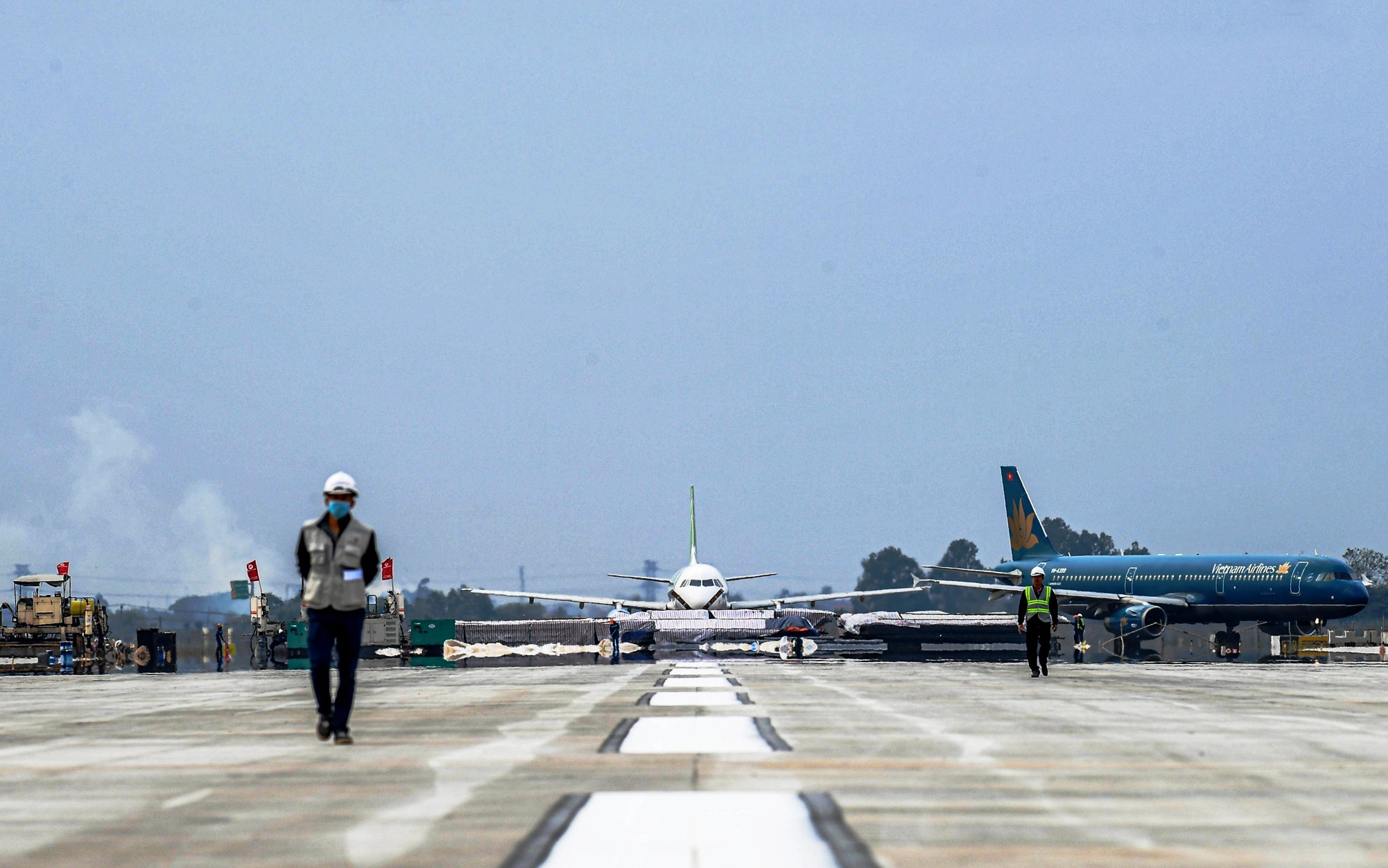 Chuẩn bị đưa vào khai thác đường băng 1A Sân bay Nội Bài