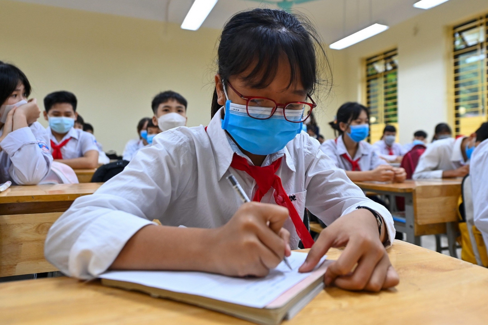 Hà Nội sẽ diễn tập đón học sinh lớp 7 đến lớp 12 trở lại trường trước Tết Nguyên đán