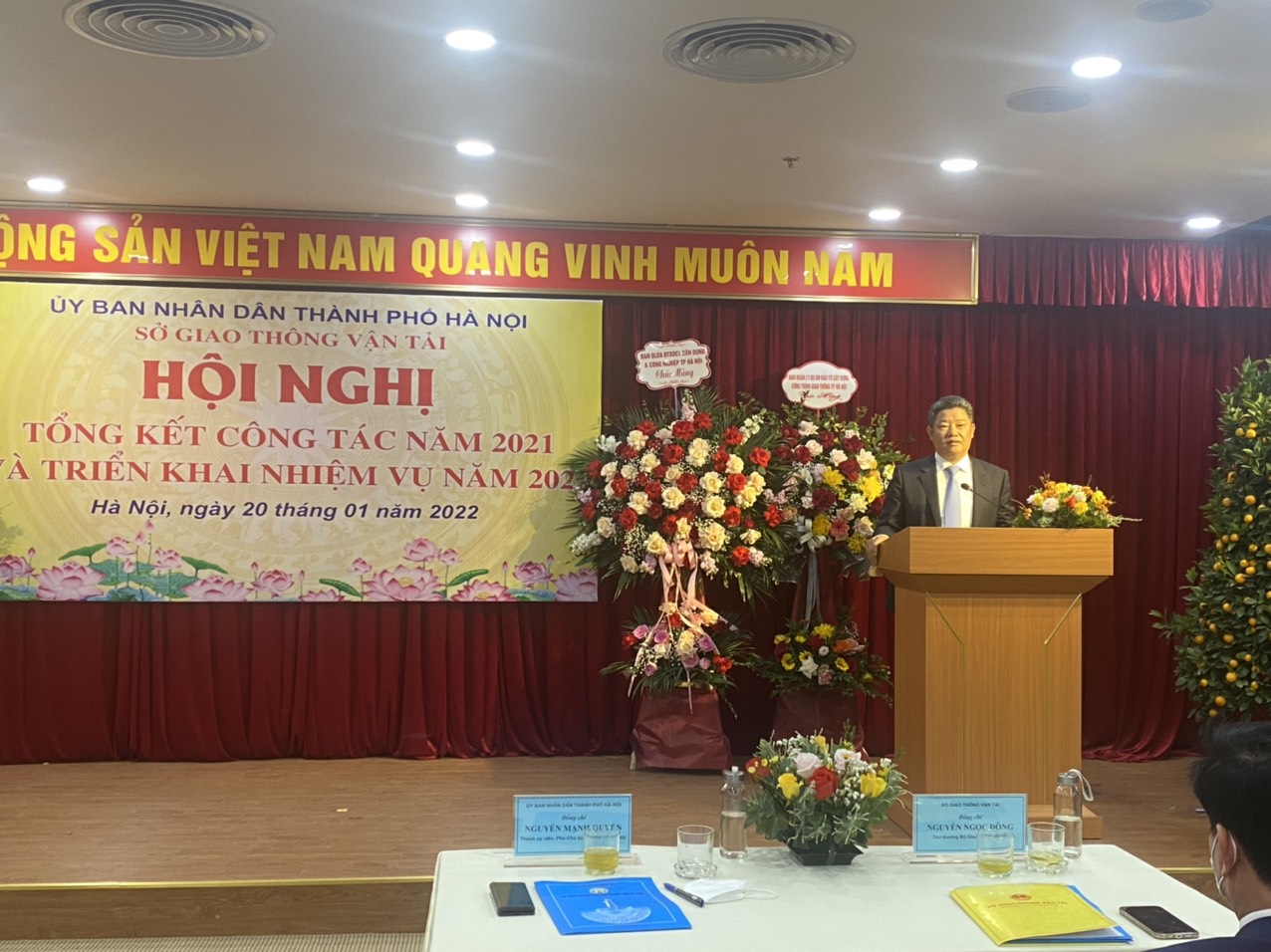 Sở Giao thông vận tải Hà Nội quyết tâm hoàn thành xuất sắc nhiệm vụ công tác năm 2022