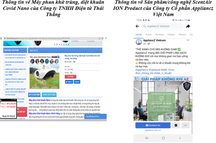 Cẩn trọng khi mua các sản phẩm có tác dụng ngăn ngừa và diệt virus SarsCov2