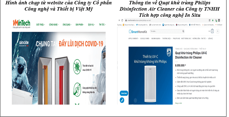 Cẩn trọng khi mua các sản phẩm có tác dụng ngăn ngừa và diệt virus SarsCov2